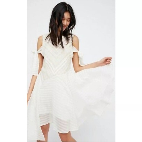 Free People Love It Asymmetrical Side Tie Dress XS - Picture 1 of 8